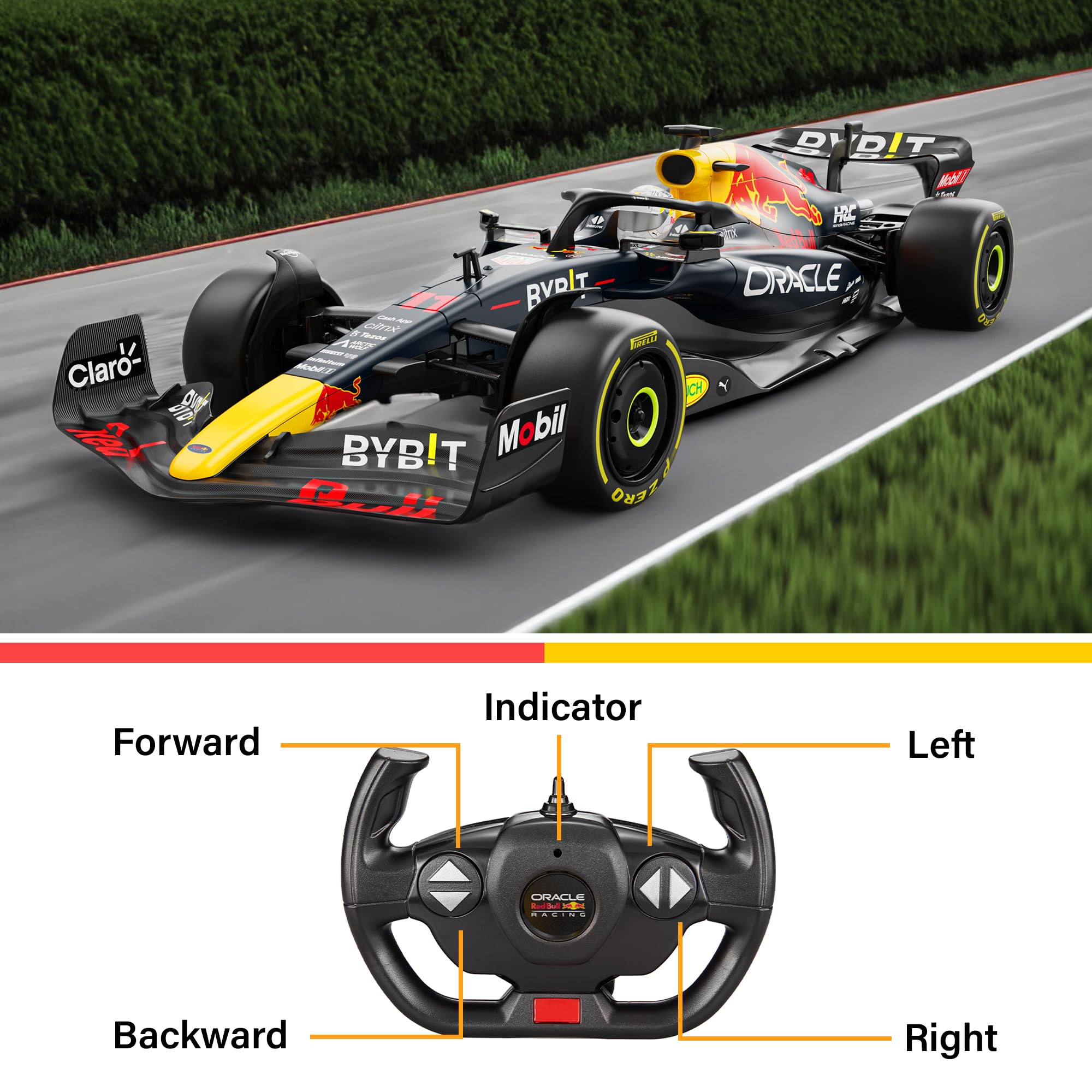 Amazon.com: Voltz Toys Authentic Licensed 1:12 F1 RedBull Rb18